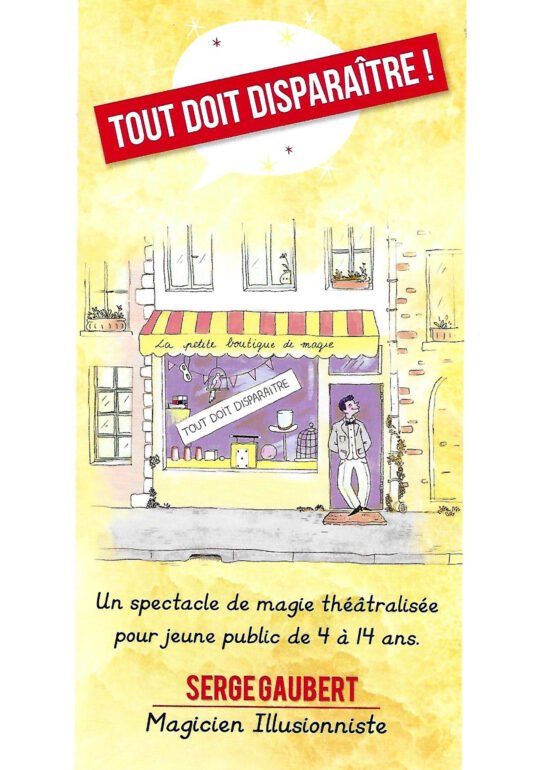 Brochure Tout doit disparaître